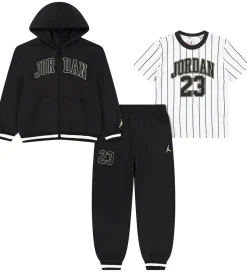 Jordan Sweatsæt - Sort/Hvid m. Guld