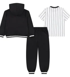 Jordan Sweatsæt - Sort/Hvid m. Guld