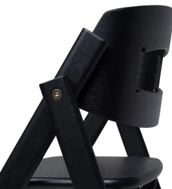 KAOS Højstol - Klapp - Egetræ - Sort