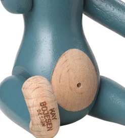 Kay Bojesen Træfigur - Abe - Mini - Vintage Blå