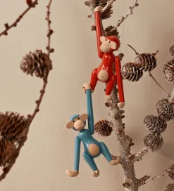 Kay Bojesen Træfigur - Abe - Mini - Vintage Blå