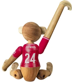 Kay Bojesen Træfigur - Abe - DBU Kvinde 2024 - Mini - Teak/Limba