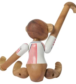 Kay Bojesen Træfigur - Abe - DBU 86 Away - Mini - Teak/Limba
