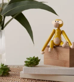 Kay Bojesen Træfigur - Abe - Vintage - Mini - Gul