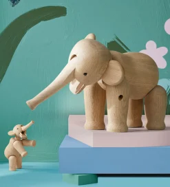 Kay Bojesen Træfigur - Elefant - Stor - 22 cm - Eg
