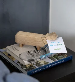 Kay Bojesen træfigur - Flodhest - H9 cm - Eg