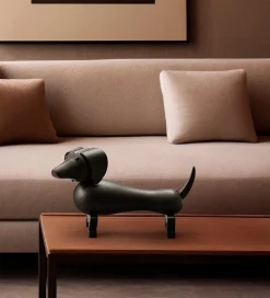 Kay Bojesen Træfigur - Gravhund - Mellem - Mørk Bejdset Eg