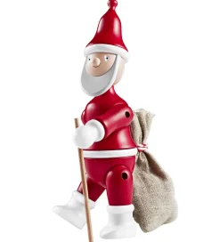 Kay Bojesen Træfigur - Julemand - 20 cm - Rød/Hvid
