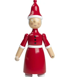 Kay Bojesen Træfigur - Nissemor - 20 cm - Rød/Hvid