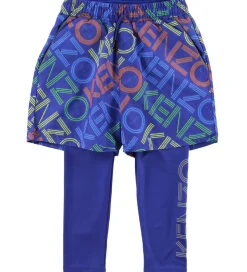 Kenzo Leggings/Shorts - Exclusive Edition - Vivid Blue m. Logo