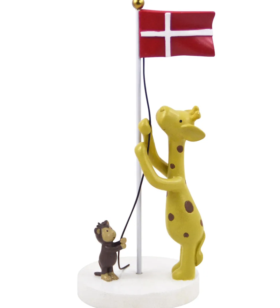 Kids by Friis Bordpynt - 17 cm - Giraf og abe
