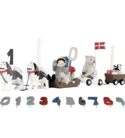 Kids by Friis Fødselsdagstog - 45 cm - Hundeslæde