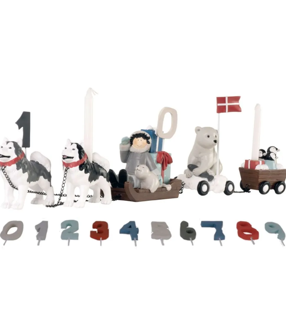 Kids by Friis Fødselsdagstog - 45 cm - Hundeslæde