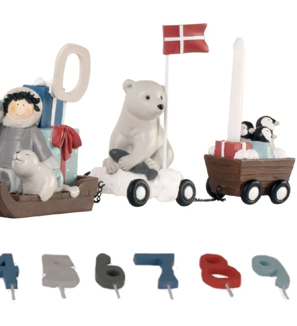 Kids by Friis Fødselsdagstog - 45 cm - Hundeslæde