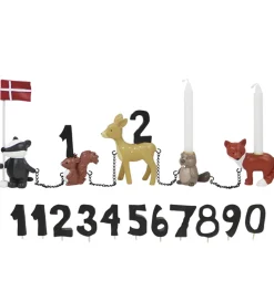 Kids by Friis Fødselsdagstog - Skovdyr m. 11 Tal