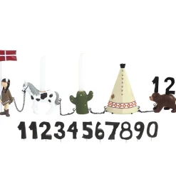 Kids by Friis Fødselsdagstog - Indianerpige m. 11 Tal