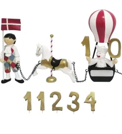 Kids by Friis Fødselsdagstog - 45 cm - Harlekin & Columbine