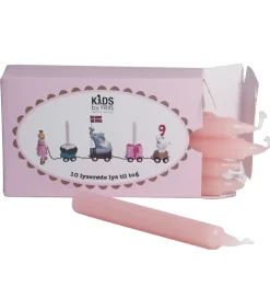 Kids by Friis Lys til Fødselsdagstog - 10 stk - Lyserød