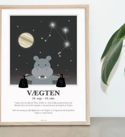 Kids by Friis Plakat - Stjernetegn - Vægten