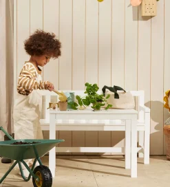 Kids Concept Havesæt - Træ - 90x33x55/60x35x45 cm - Hvid