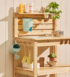 Kids Concept Køkkensæt - 7 Dele - Metal/Træ