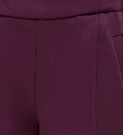 Kids Only Bukser - KogWarm - Mauve Wine/Panel White/Blac