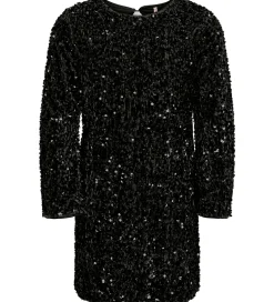 Kids Only Kjole - KogConfidence - Black m. Palietter