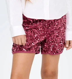 Kids Only Shorts - KogConfidence - Rose Wine m. Palietter