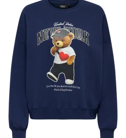 Kids Only Sweatshirt - KogLinda - Midnight Sail/New York Teddy