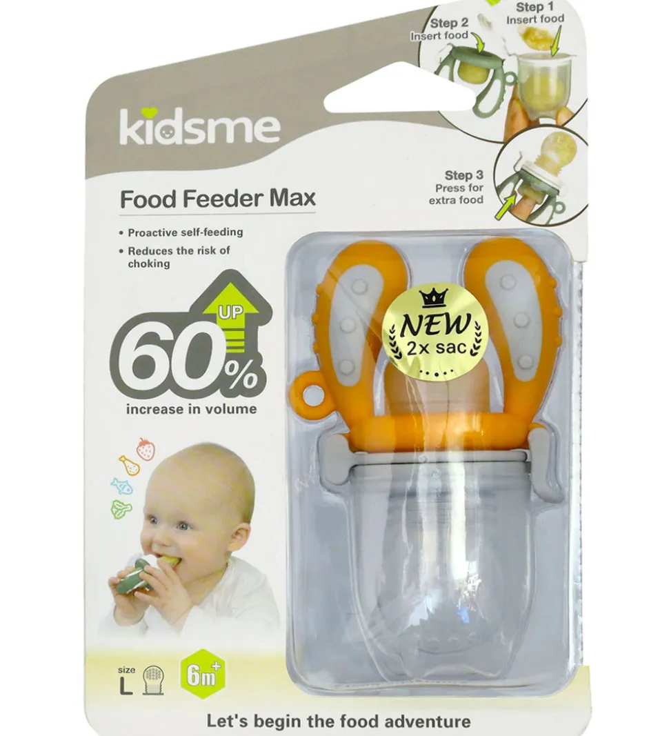 KidsMe Food Feeder Max - Large - Amber