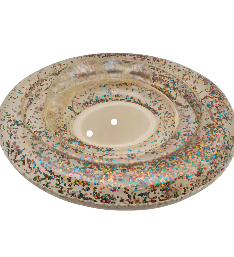 Konges Sløjd Babybadering - 72x22 cm - Multi Heart Transparent