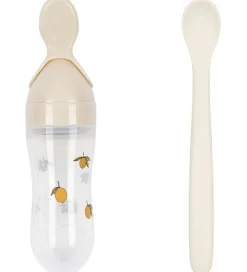 Konges Sløjd Food Feeder m. Flaske/ske - Lemon