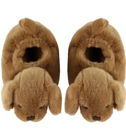 Konges Sløjd Hjemmesko - Sausage Dog Footies - Chicory Coffe