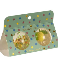 Konges Sløjd Hoppebolde - 2-pak - Lemon/Tiger