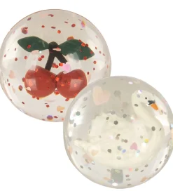 Konges Sløjd Hoppebolde - 2-pak - Cherry/Swan