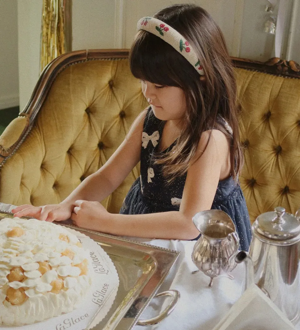 Konges Sløjd Hårbøjle - Perler - Cherry