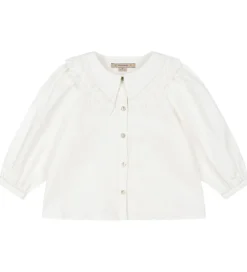 Konges Sløjd Skjorte - Coeur Collar - Optic White