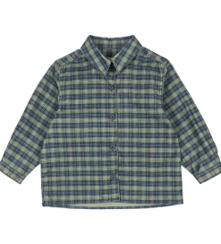 Konges Sløjd Skjorte - Fløjl - Cara - Laurel Blue Check