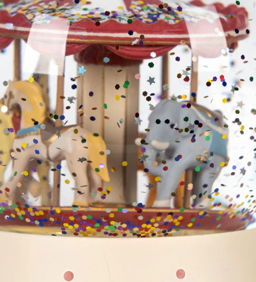 Konges Sløjd Snekugle - Ø: 10 cm - Karrusel m. Glimmer