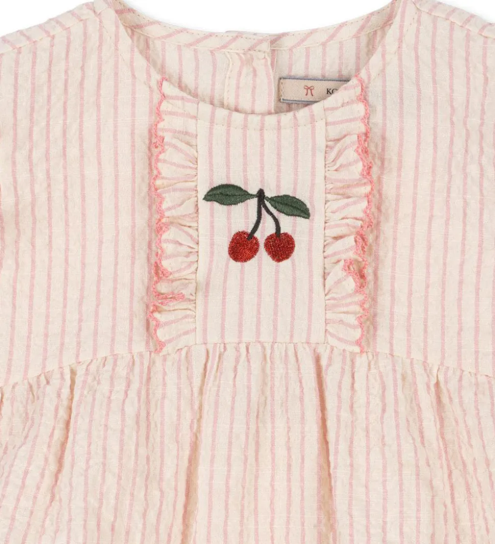 Konges Sløjd Sommerdragt - Ellie - Peony Stripe