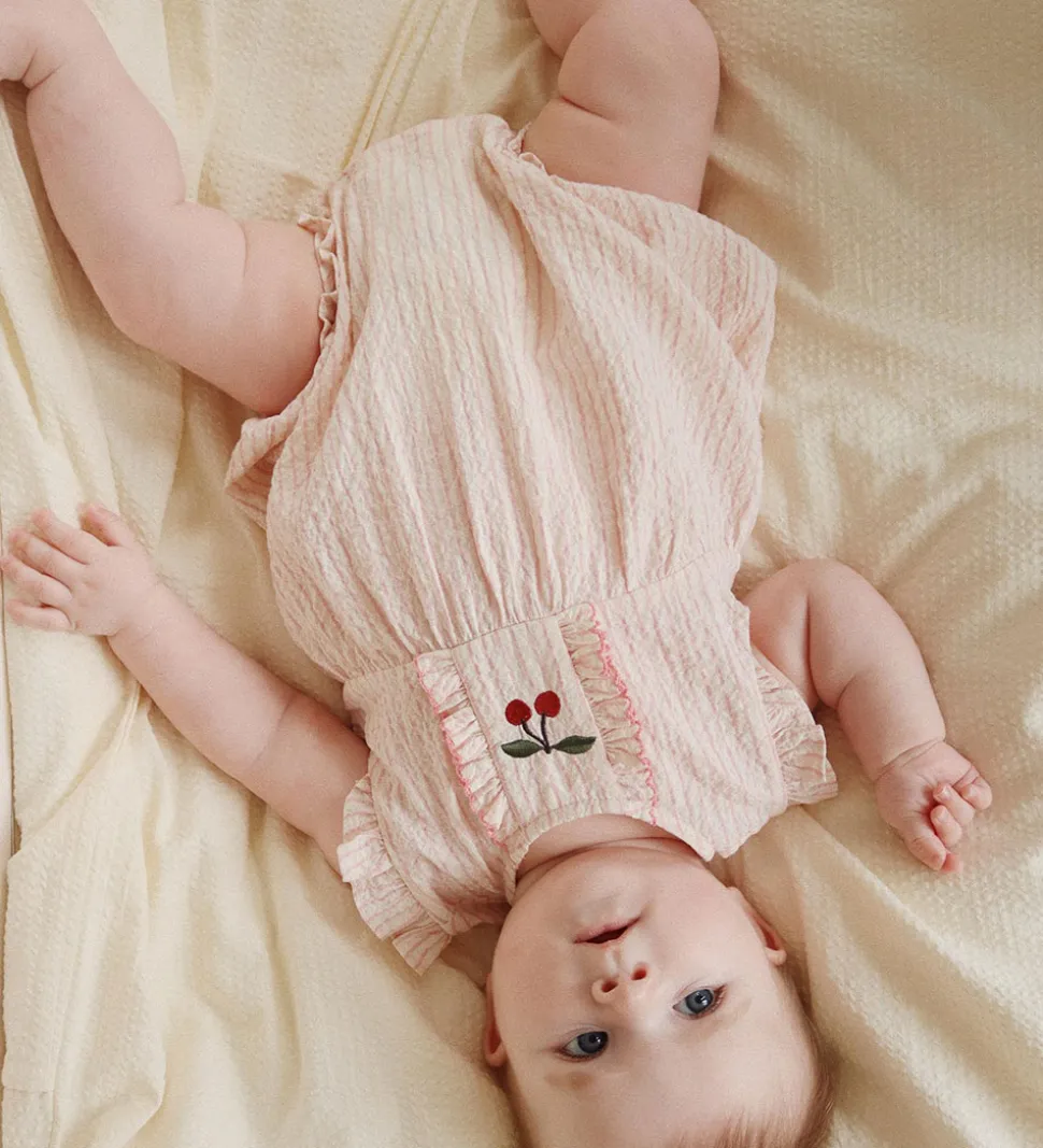 Konges Sløjd Sommerdragt - Ellie - Peony Stripe