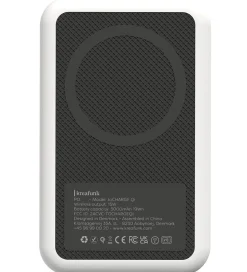 Kreafunk Powerbank - toCHANGE QI - Hvid - 5.000mAh