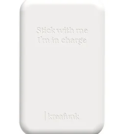 Kreafunk Powerbank - toCHANGE QI - Hvid - 5.000mAh