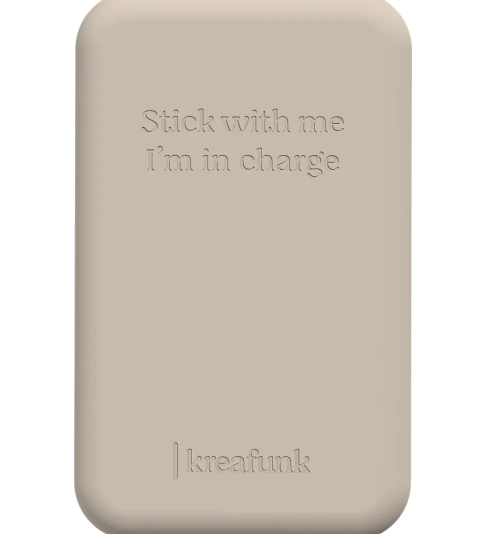 Kreafunk Powerbank - toCHARGE Qi - Ivory Sand - 5.000mAh