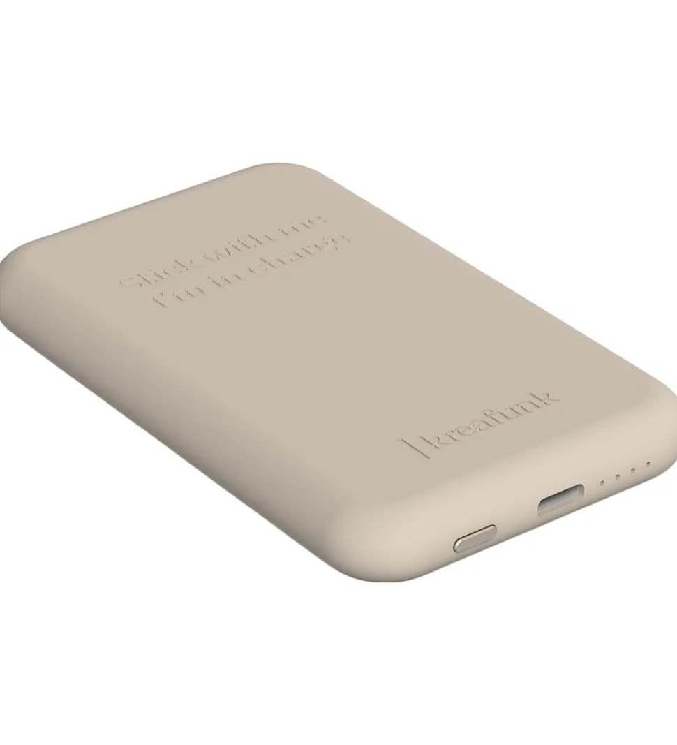 Kreafunk Powerbank - toCHARGE Qi - Ivory Sand - 5.000mAh
