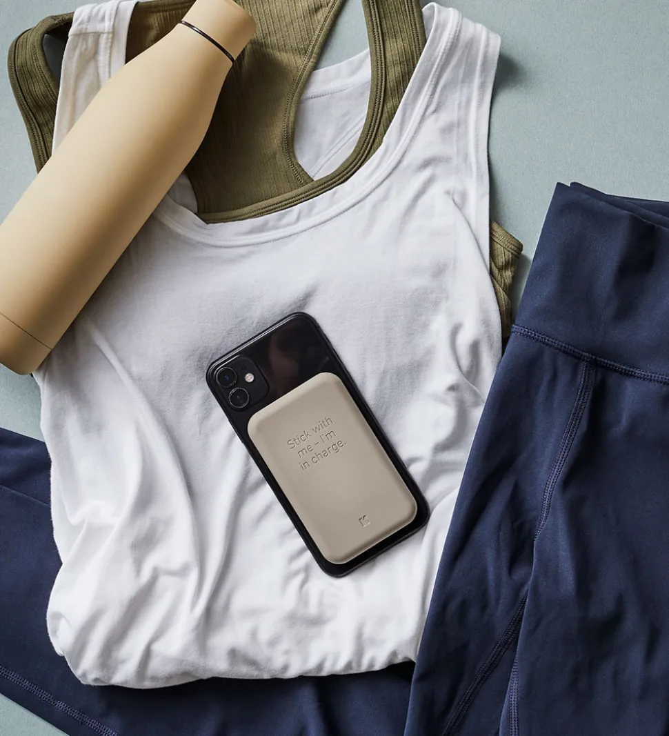 Kreafunk Powerbank - toCHARGE Qi - Ivory Sand - 5.000mAh