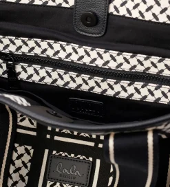 Lala Berlin Shopper - East West Tote Marin - Heritage Stripe Bla