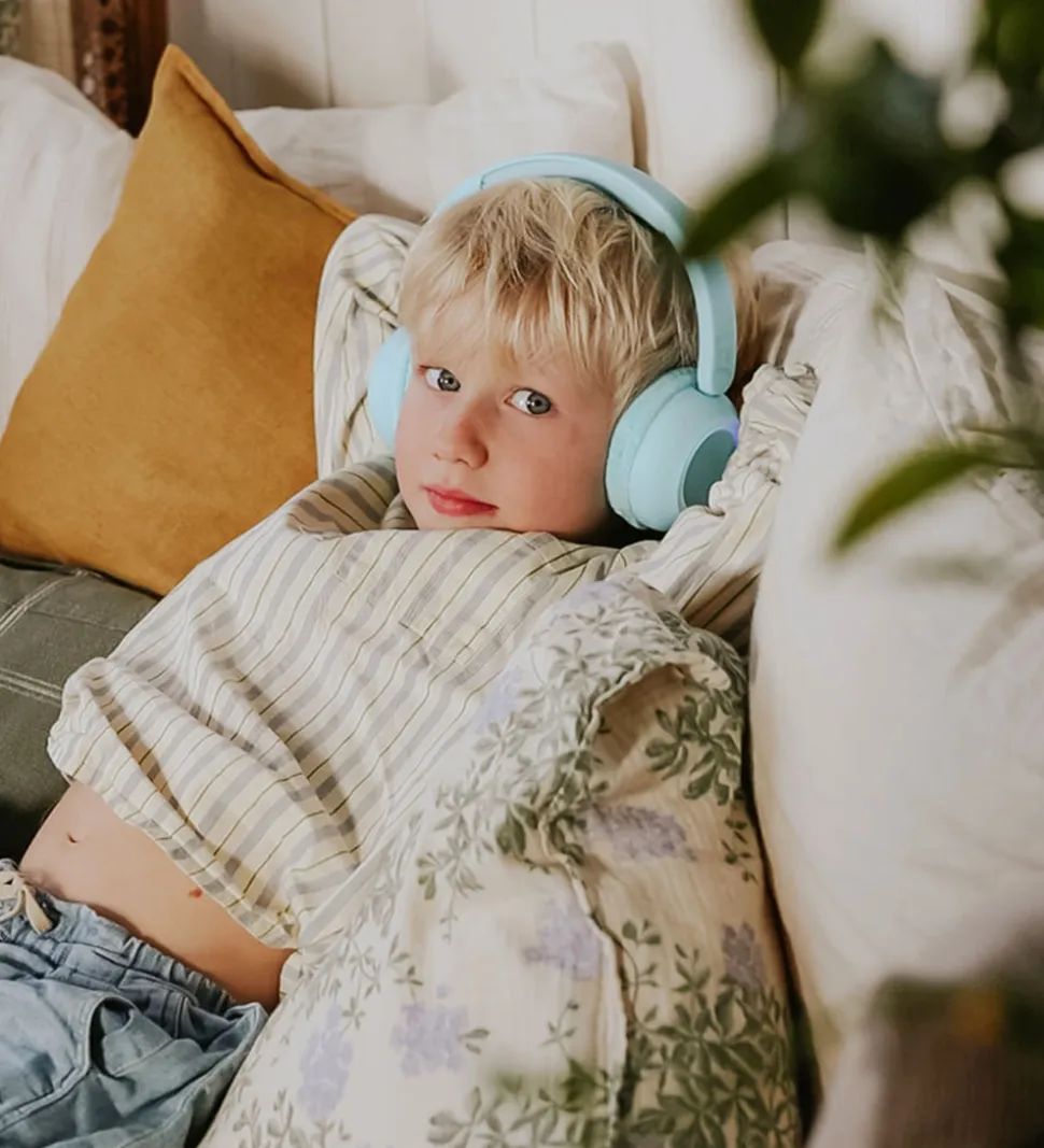 Lalarma Høretelefoner m. Lys - Trådløs - 85db - Blå