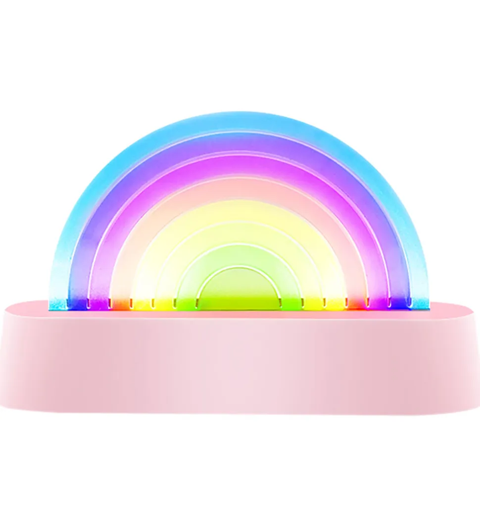 Lalarma Lampe - Dancing Rainbow - 18x11x4 cm - Rosa