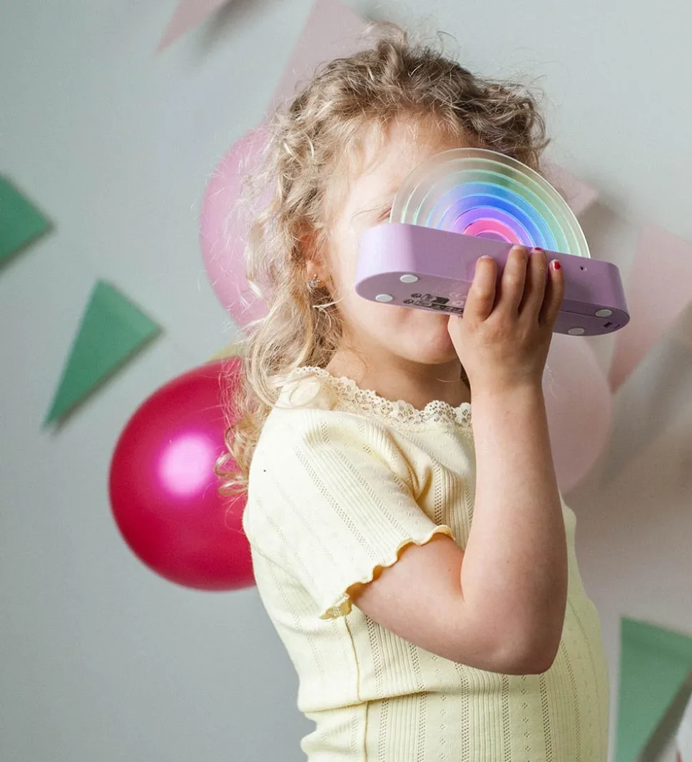 Lalarma Lampe - Dancing Rainbow - 18x11x4 cm - Rosa